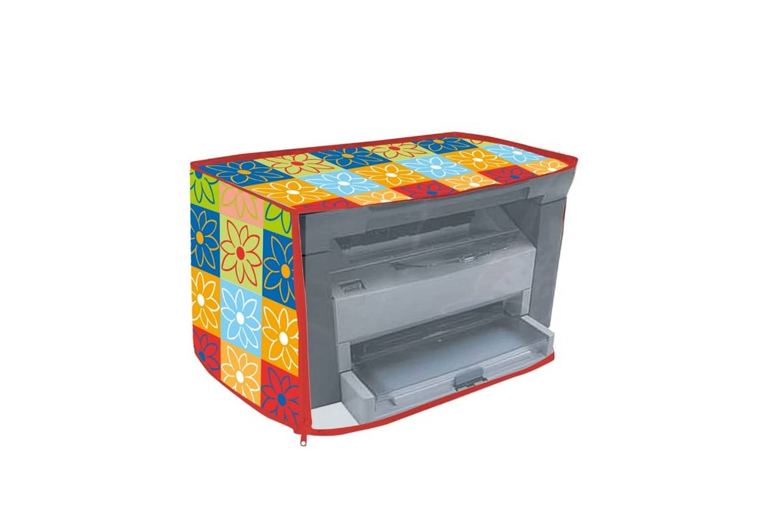     			HomeStore-YEP Printer Cover for Lazerjet M1005 Printer with Zipper for Dust Protection Multi Flowers