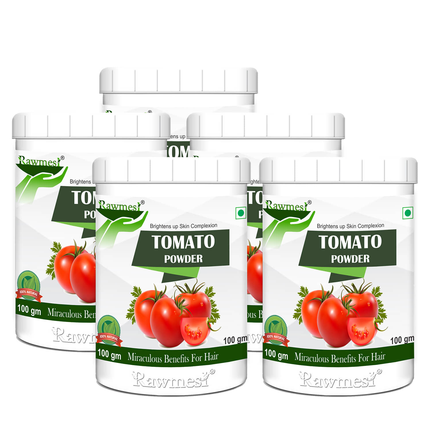 Rawmest 100% Pure Organic Tomato Powder 100gm | Miraculous Benefits For Hair | Vitamins Like A,B,C & E Excellent For Healthy Hair
