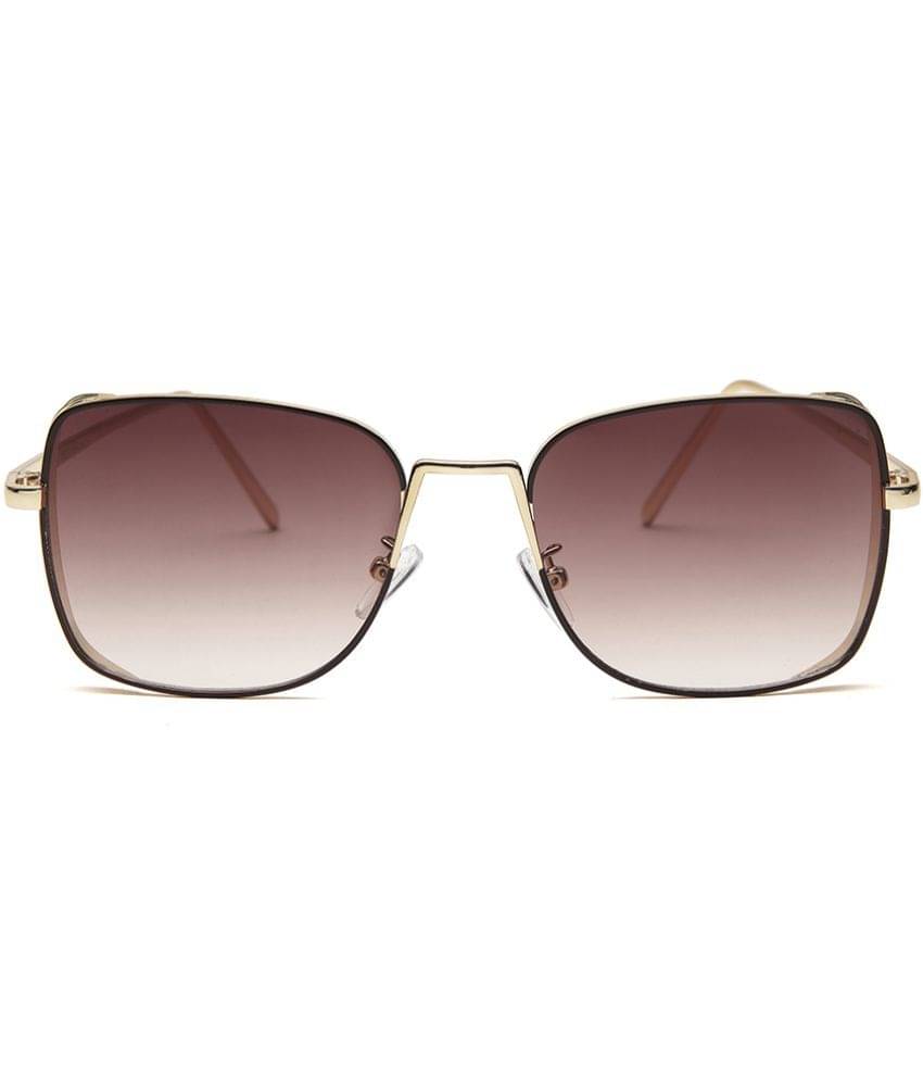 YourSpex - Brown Square Sunglasses Pack of 1 YourSpex - Brown Square Sunglasses Pack of 1