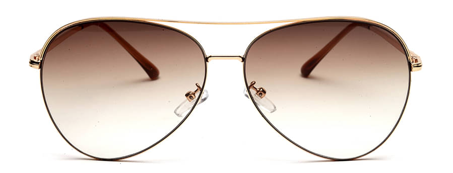    			YourSpex - White Pilot Sunglasses Pack of 1