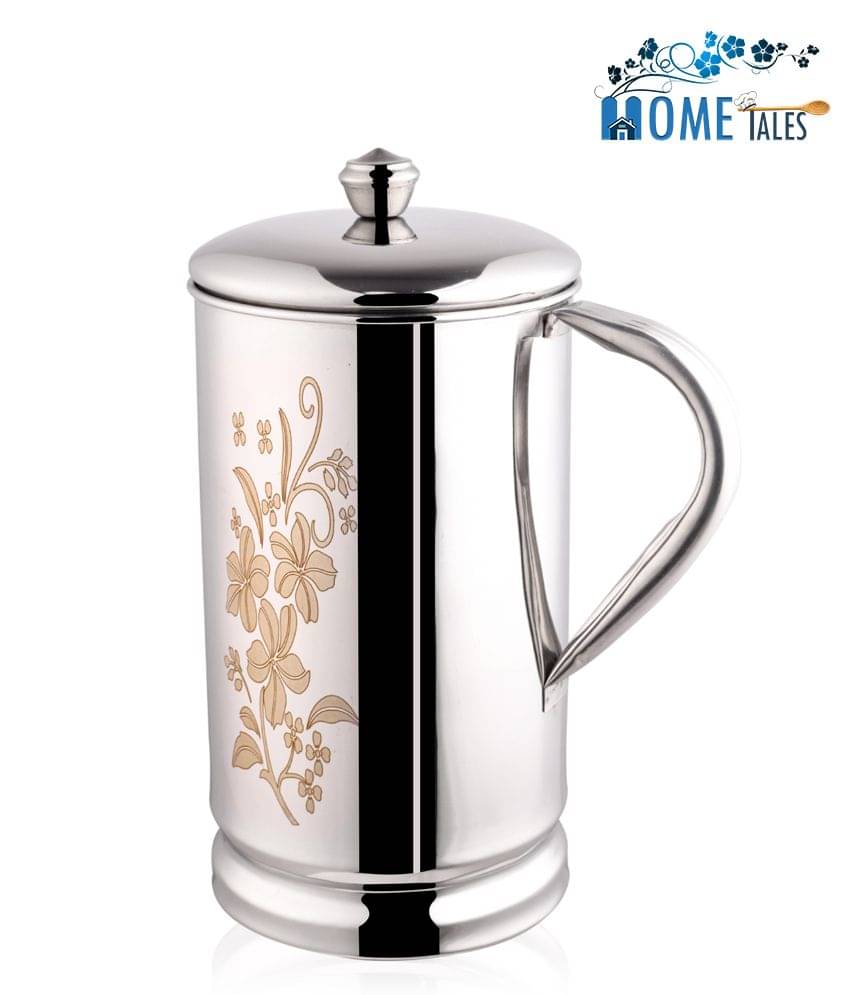     			NGA Stainless Steel Water Jug With Lid, Capacity - 1500 ml