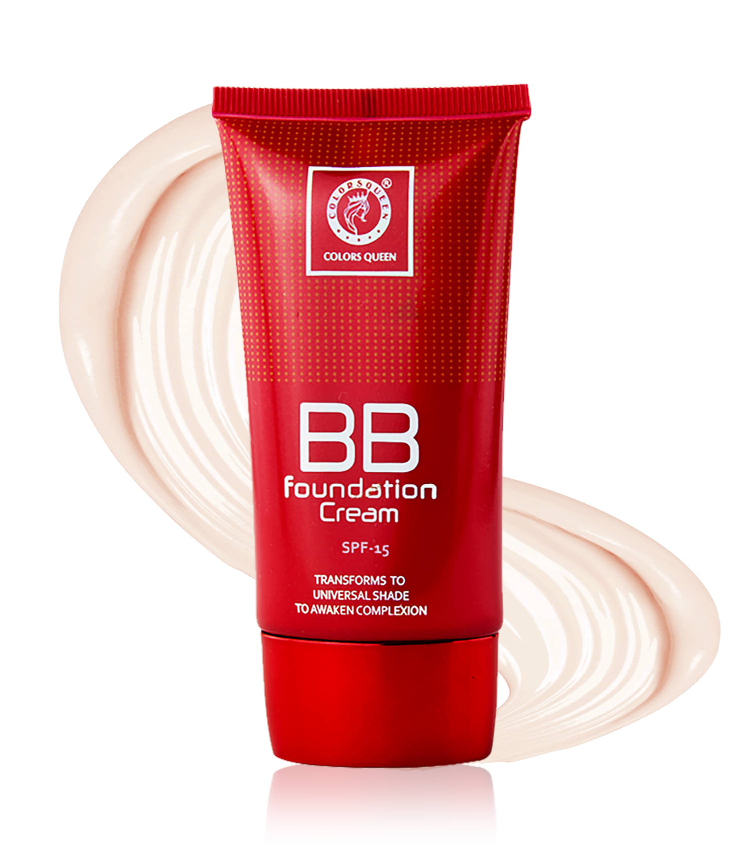     			Colors Queen Oil Free BB Cream Foundation SPF 15, Ivory (Shade - 02)