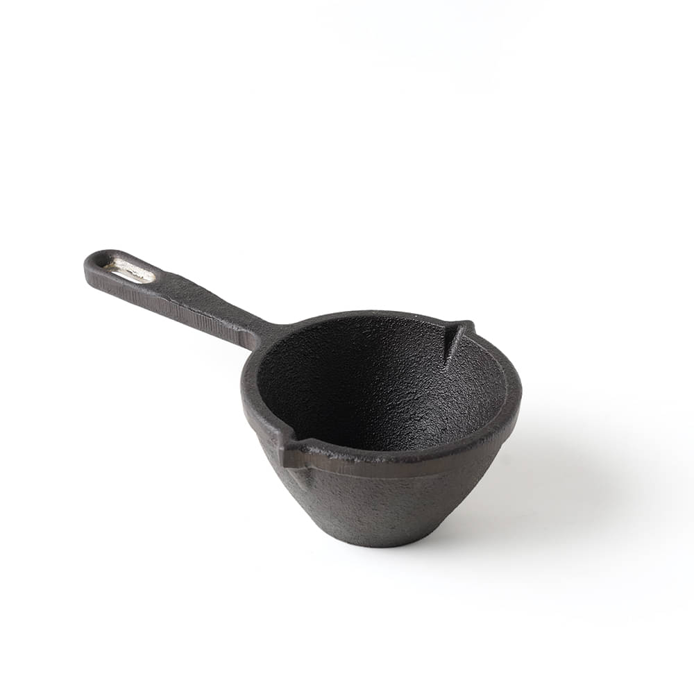     			The Indus Valley Cast Iron No Coating Iron Tadka Pan 22 cm 300 mL