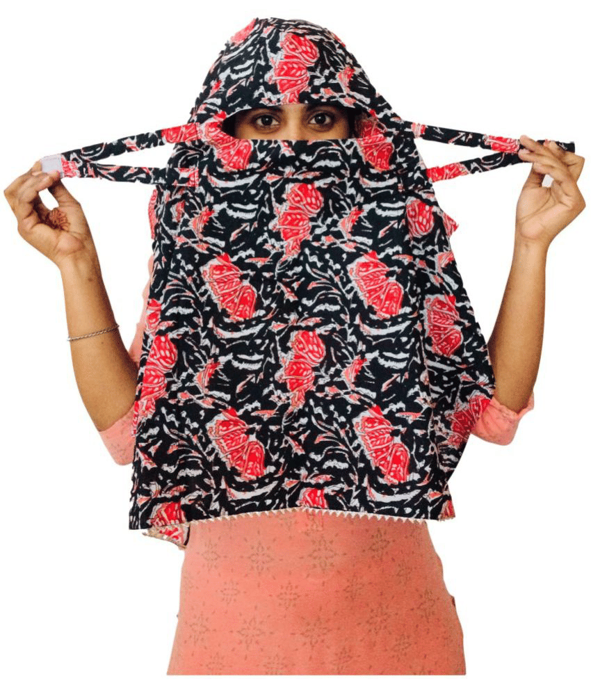 Kaly India style for every story Black Cotton Scarves ( Pack of 1 ) Kaly India style for every story Black Cotton Scarves ( Pack of 1 )
