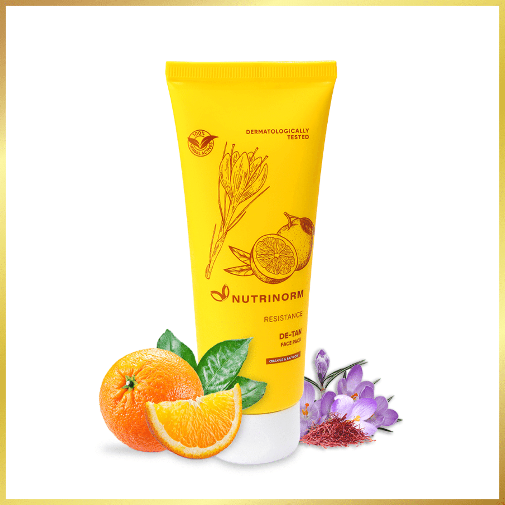     			NUTRINORM De Tan Face Pack - for Tan Removal, Skin Brightening & Lightening - 100g