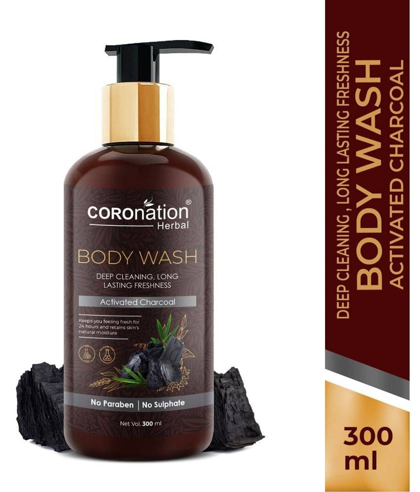 coronation herbal  Activated Charcoal  Body Wash 300 mL     			coronation herbal  Activated Charcoal  Body Wash 300 mL