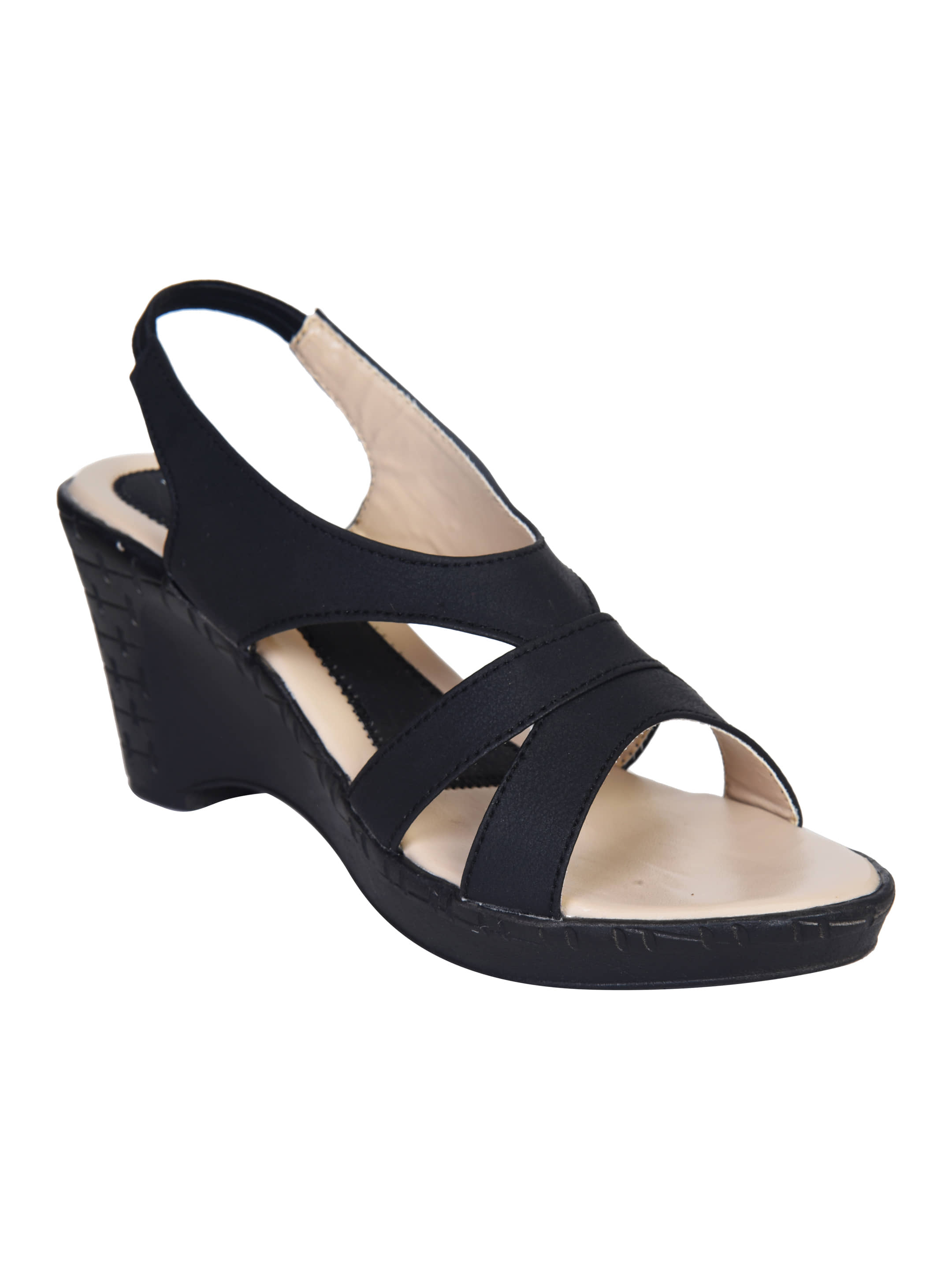 Ajanta - Black Women's Sandal Heels - Heels | Buy online on ZillyBuy