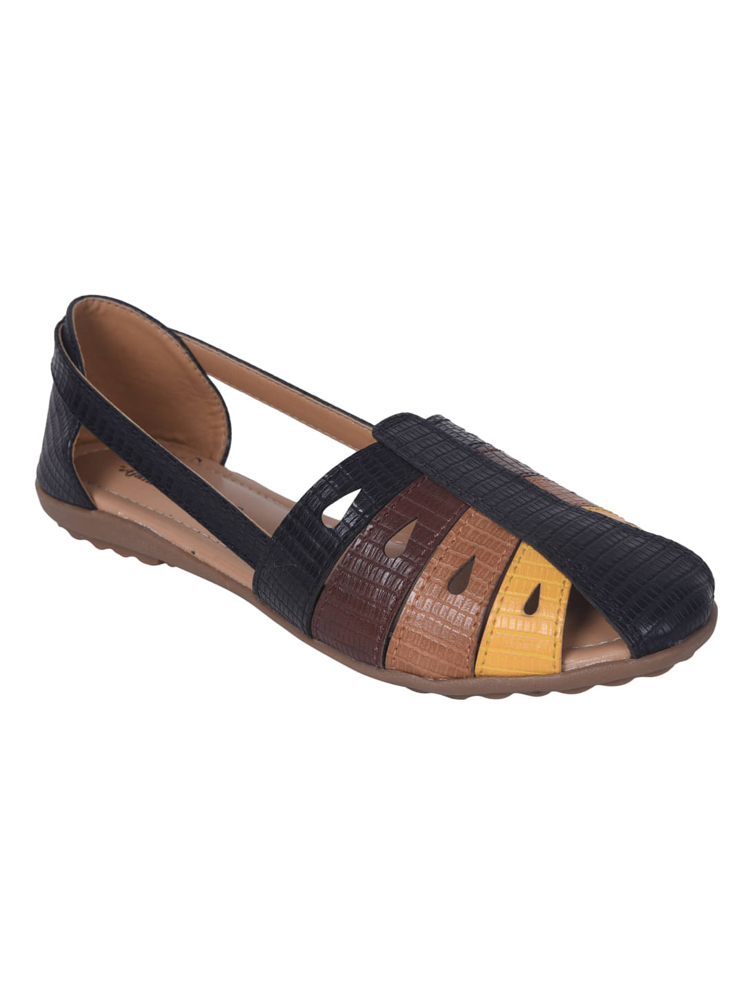     			Ajanta Multi Color Flats