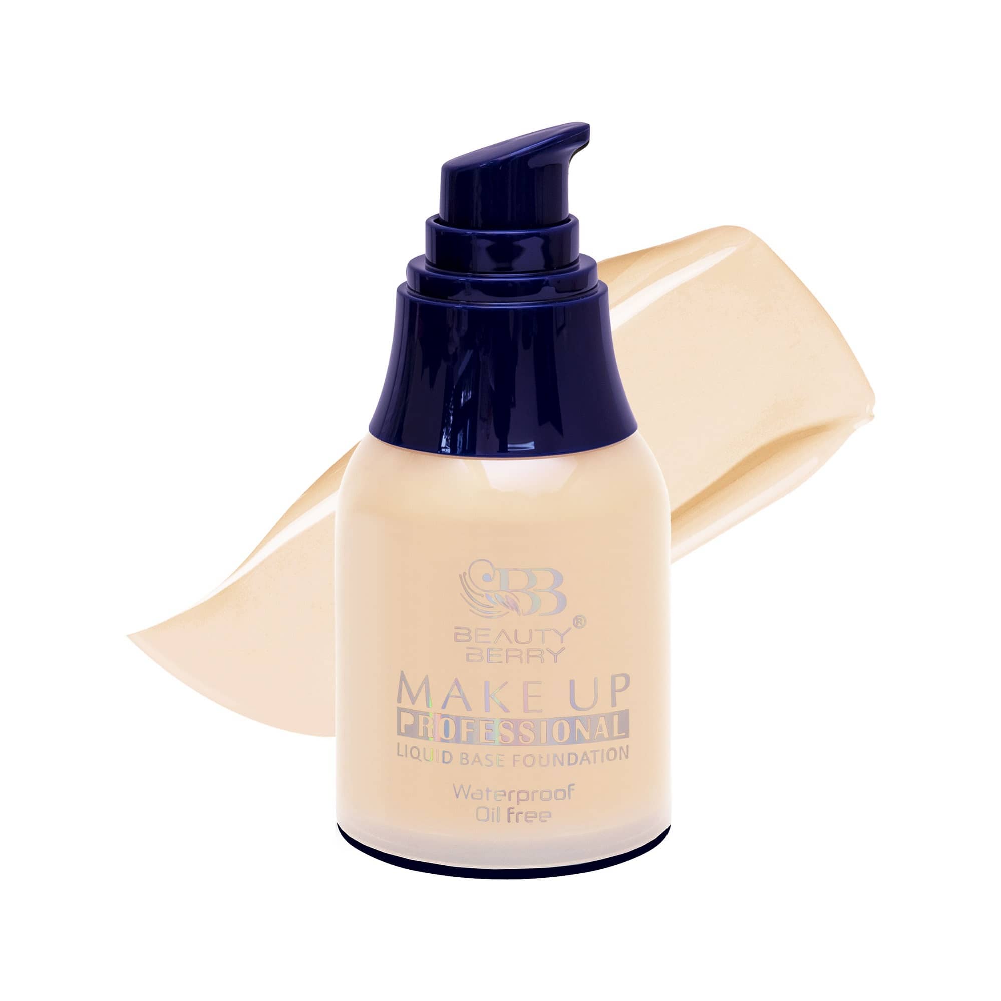 Beauty Berry Professional Make Up Liquid Foundation Oil Free Ivory 35g (Pack of 1)