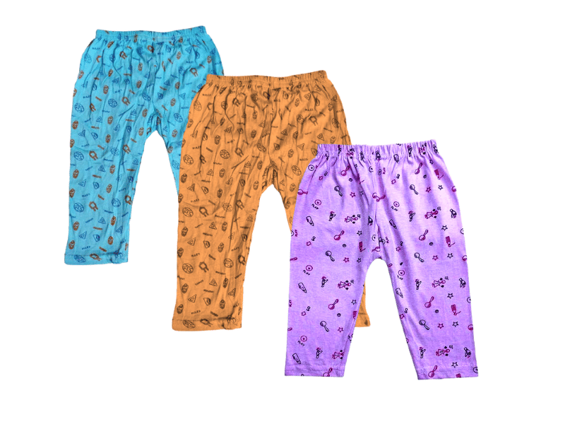DAYAKU Pack of 3 Cotton Blend Three-Fourth For Boys ( Multi Color ) - Shorts | Buy online on ZillyBuy
