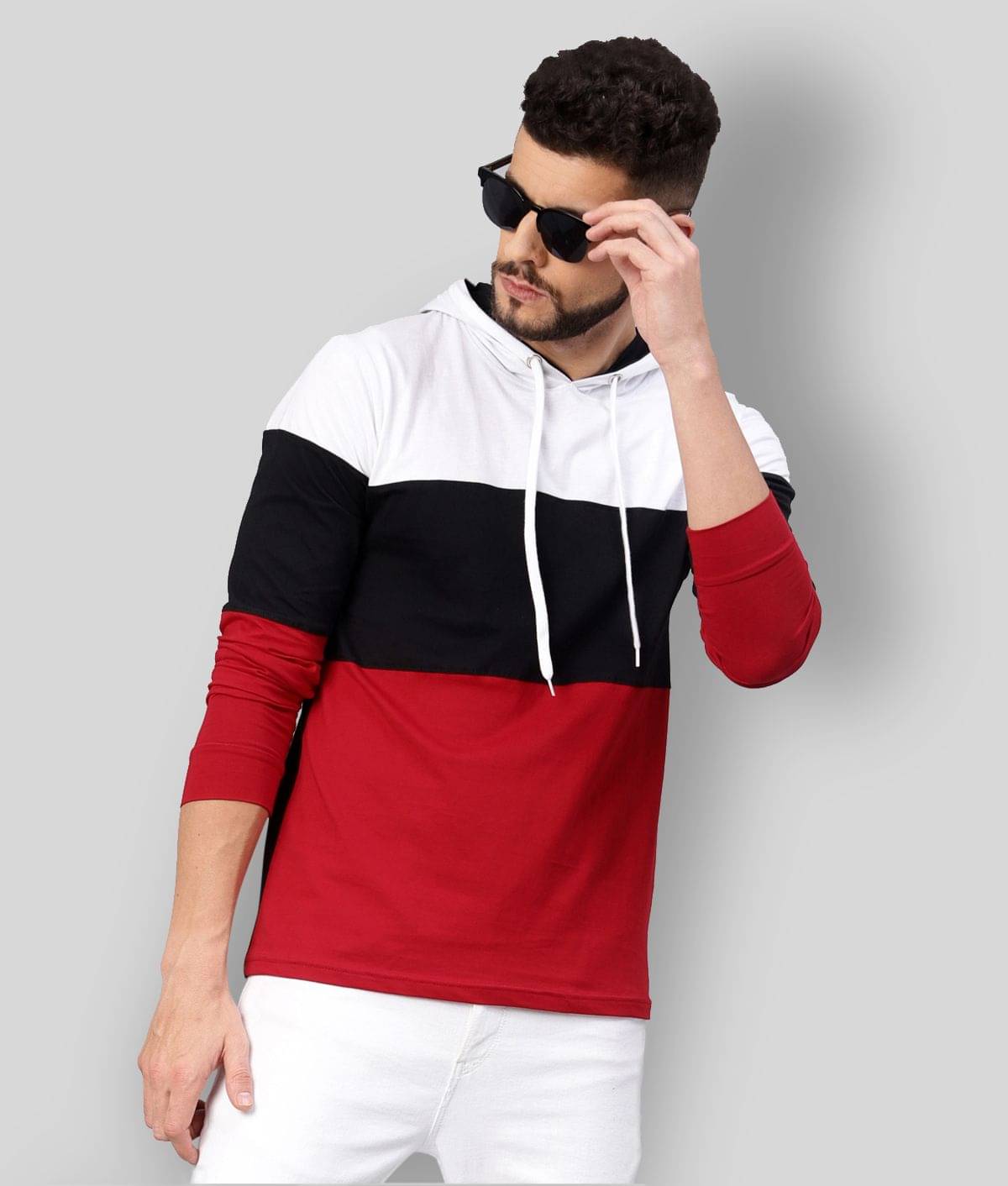 Maniac - White Cotton Slim Fit Men's T-Shirt ( Pack of 1 ) Maniac - White Cotton Slim Fit Men's T-Shirt ( Pack of 1 )