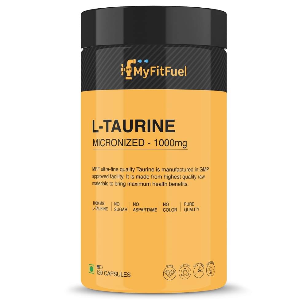     			MyFitFuel L-Taurine (120 Capsules) 500mg 120 no.s