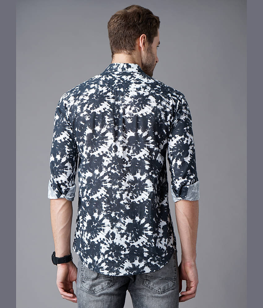 Paul Street - Cotton Blend Slim Fit Grey Men's Casual Shirt ( Pack of 1 )