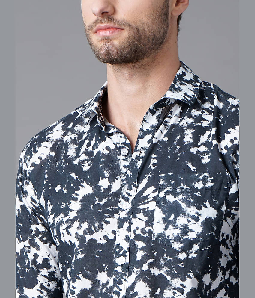 Paul Street - Cotton Blend Slim Fit Grey Men's Casual Shirt ( Pack of 1 )