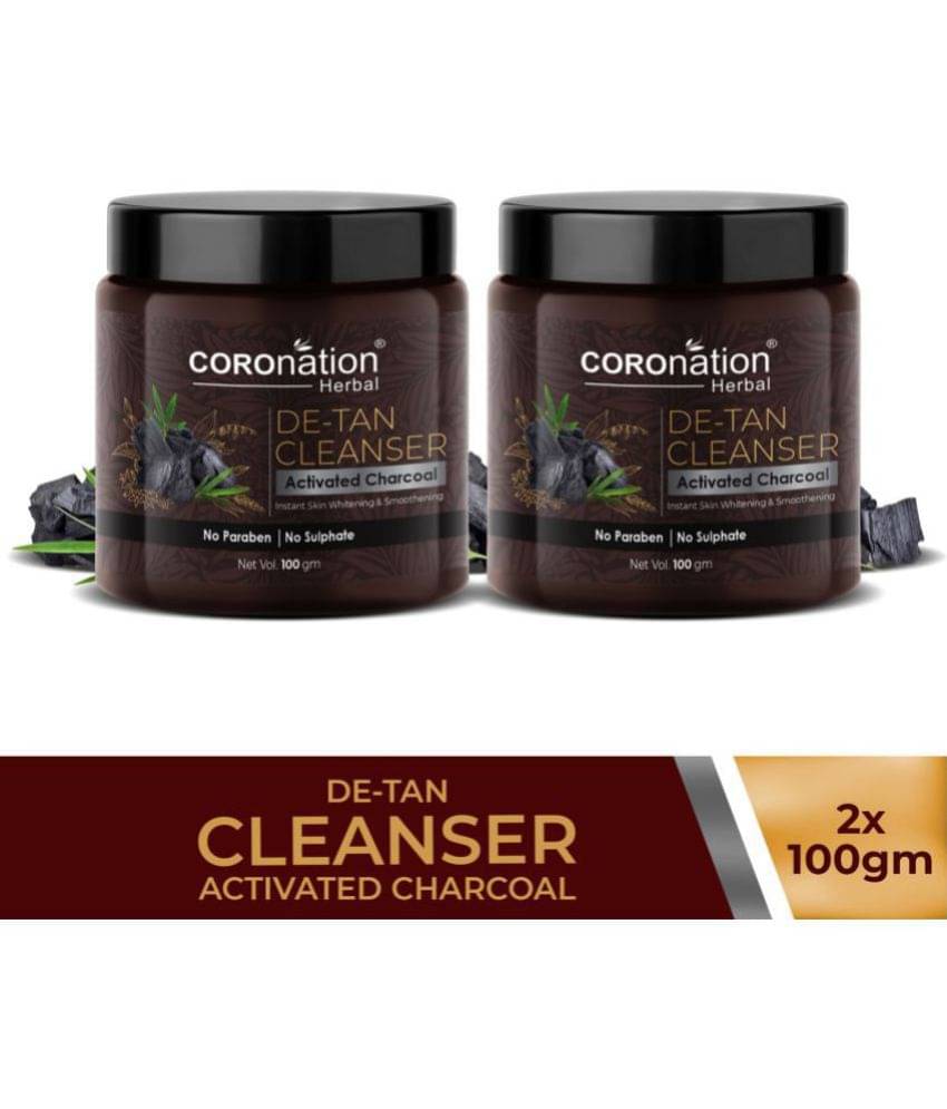 coronation herbal Activated Charcoal De-Tan Cleanser 200 mL coronation herbal Activated Charcoal De-Tan Cleanser 200 mL