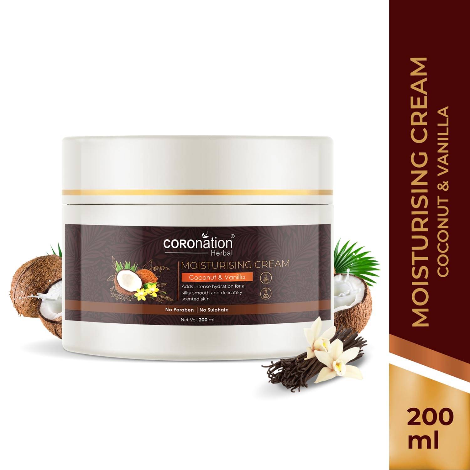 coronation herbal Coconut and Vanilla Moisturizer 200 ml coronation herbal Coconut and Vanilla Moisturizer 200 ml