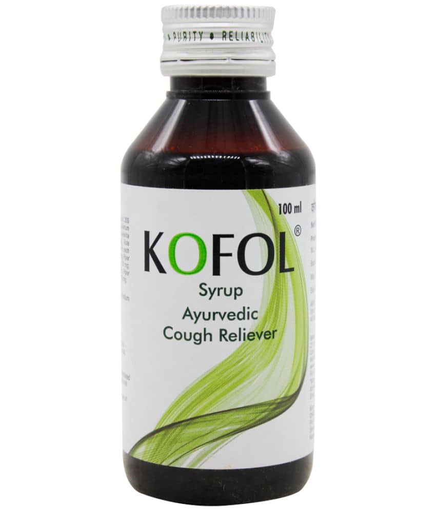Kofol Syrup Ayurvedic Cough Reliever For Dry & Wet Cough 100Ml (Pack of 3)