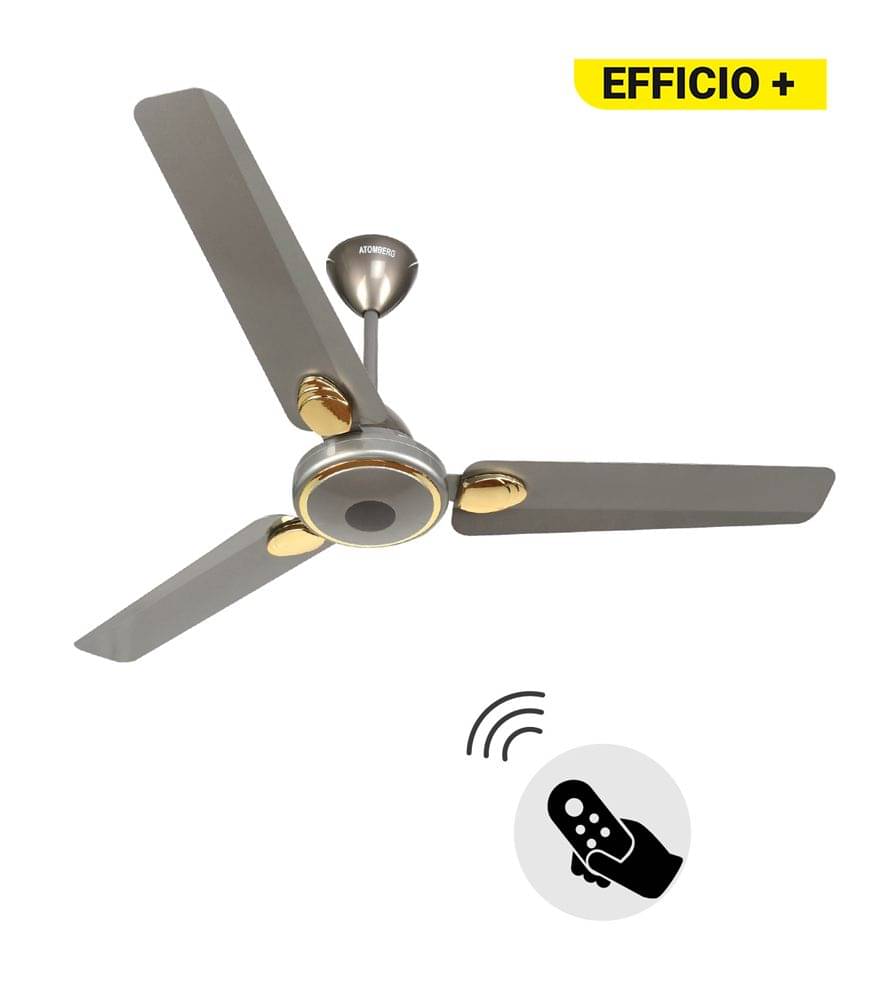 Atomberg Efficio+ 1200 mm BLDC Motor with Remote 3 Blade...