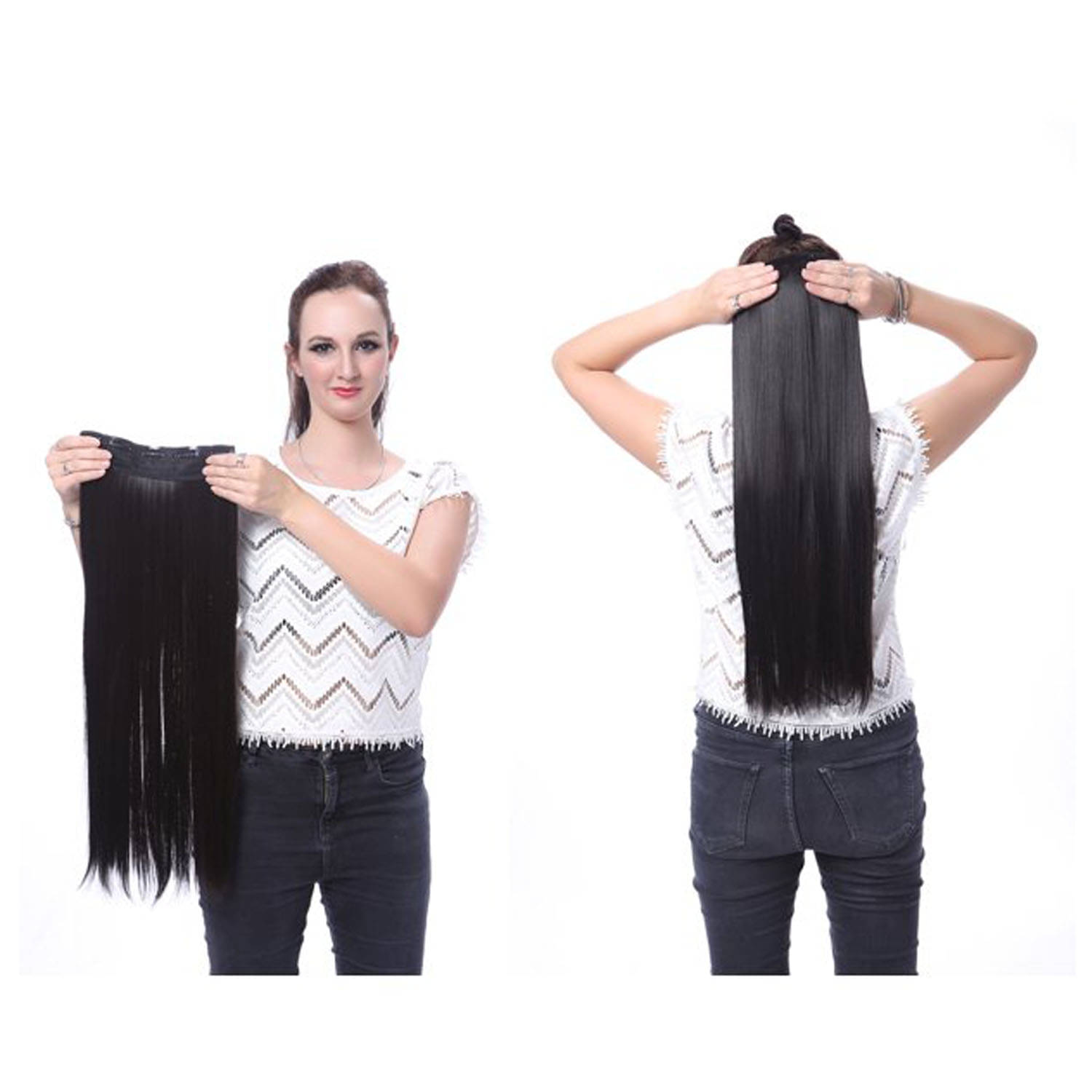     			VSAKSH - Black Hair Extension ( )