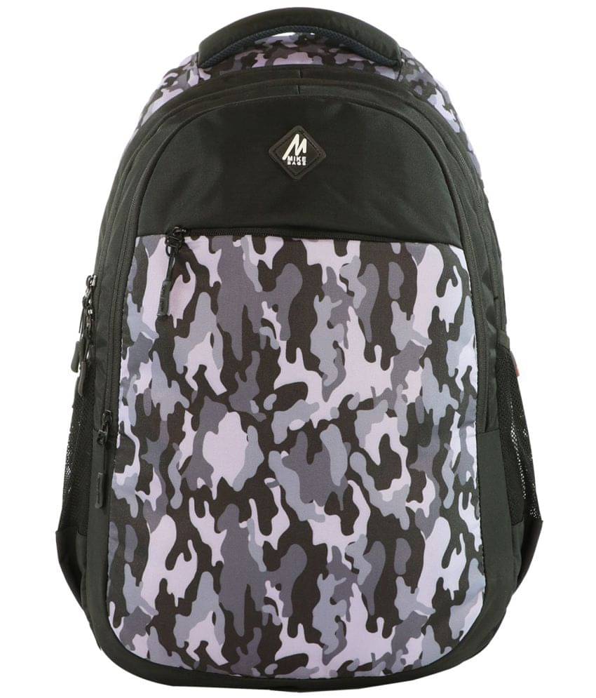     			mikebags 23 Ltrs Grey School Bag for Boys & Girls