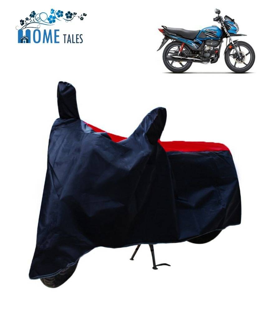 Mahek Accessories Dustproof Bike Cover For Hero Passion Pro TR with Mirror Pocket - Red & Blue Mahek Accessories Dustproof Bike Cover For Hero Passion Pro TR with Mirror Pocket - Red & Blue