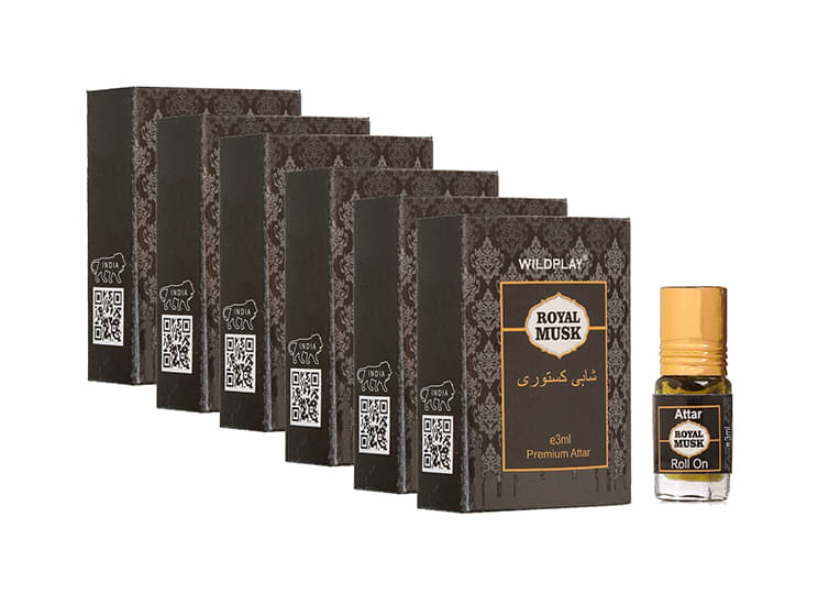     			Royal Musk 3ml Attar 6pc.