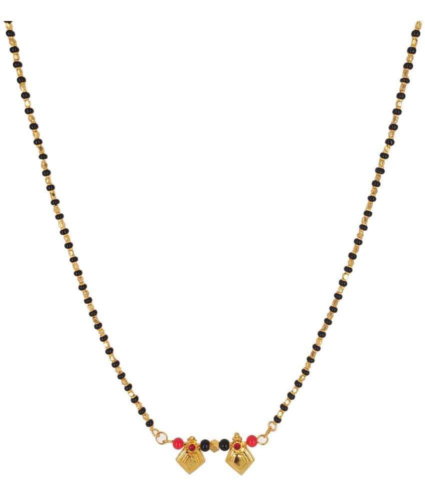     			SHANKH-KRIVA Gold Plated Letest & Designer VATI Mangalsutra For Women_100604
