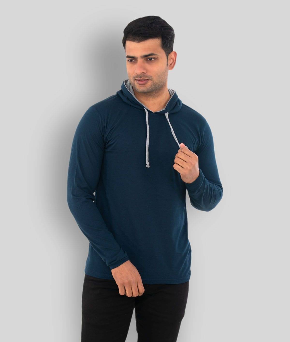     			SKYBEN - Blue Cotton Blend Regular Fit Men's T-Shirt ( Pack of 1 )