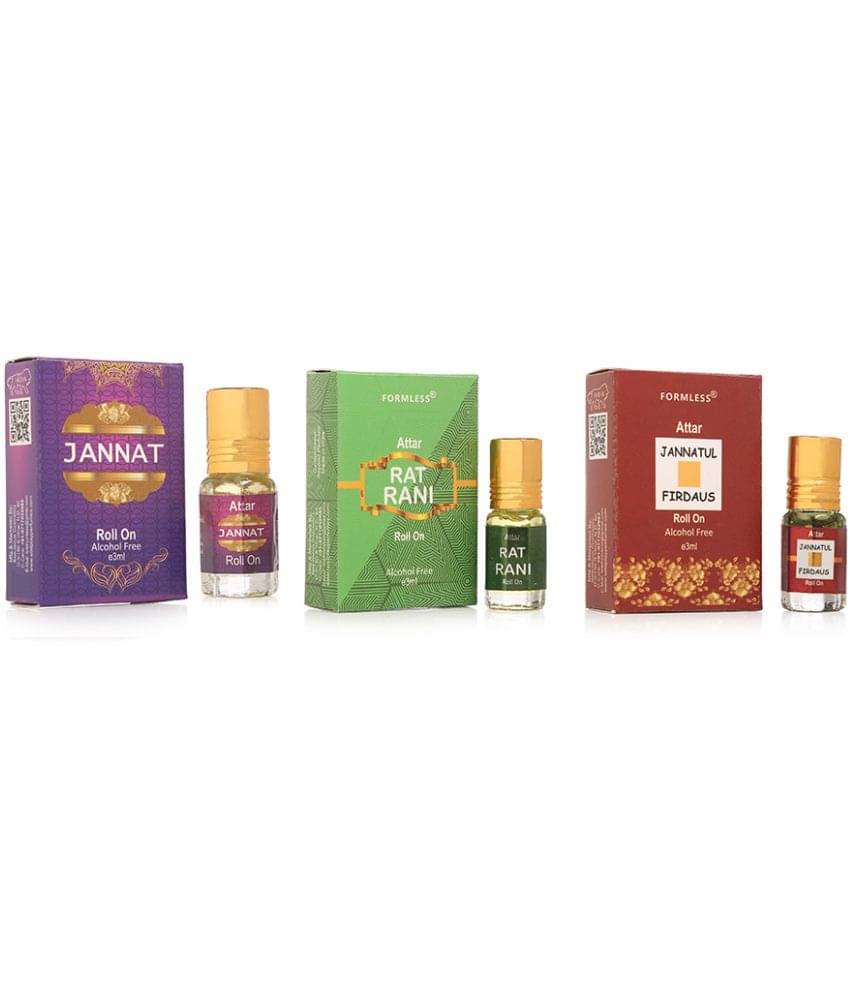     			Set of 3 Formless Jannat , Rat Rani and Jannatul Firdaus 3ml attar
