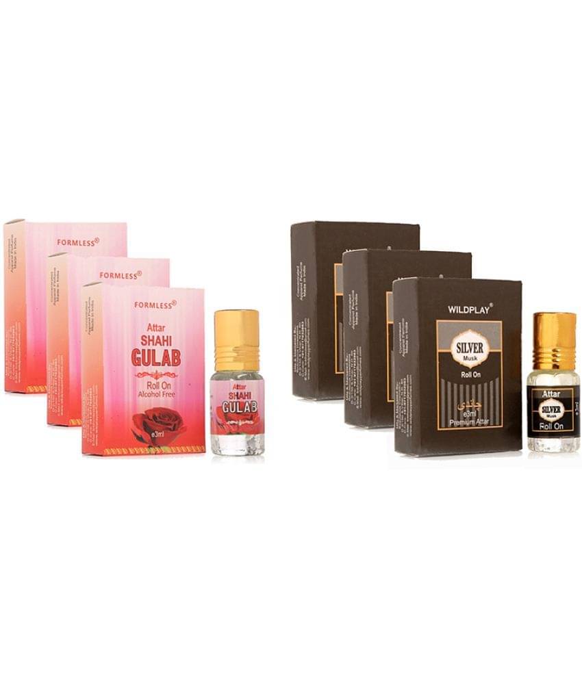     			Shahi Gulab 3ml Attar 3pc. and Silver musk 3ml Attar 3pc.