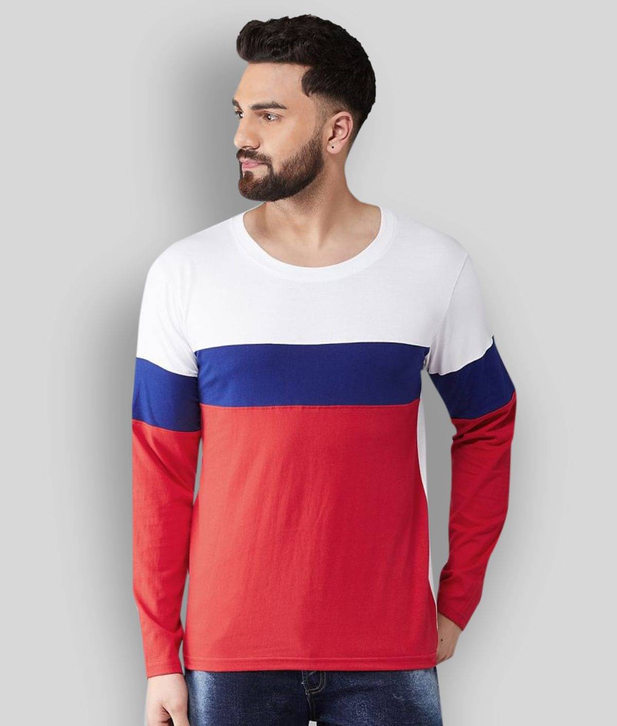     			The Dry State - Multicolor Cotton Regular Fit Men's T-Shirt ( Pack of 1 )