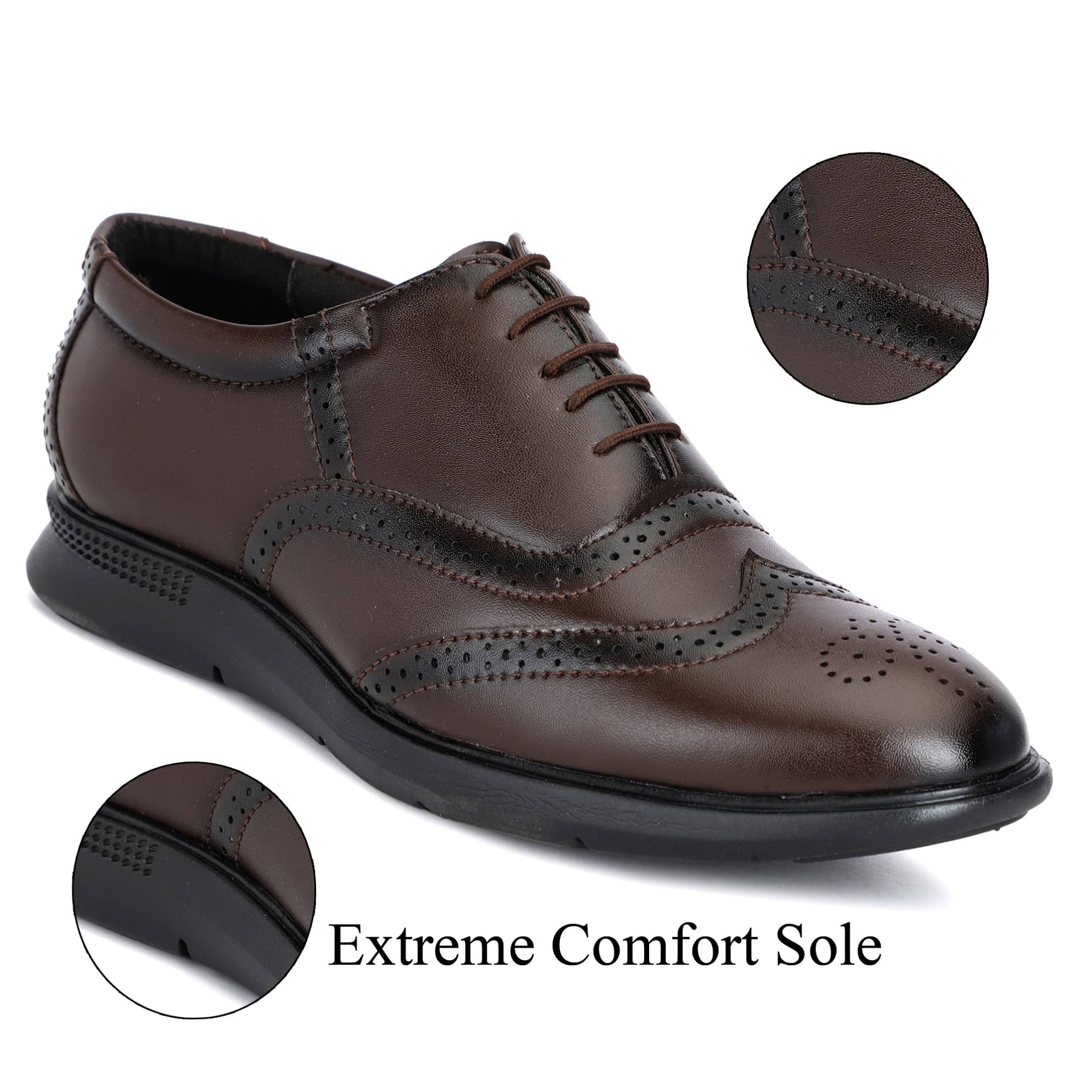     			Buxton - Brown Men's Formal Shoes