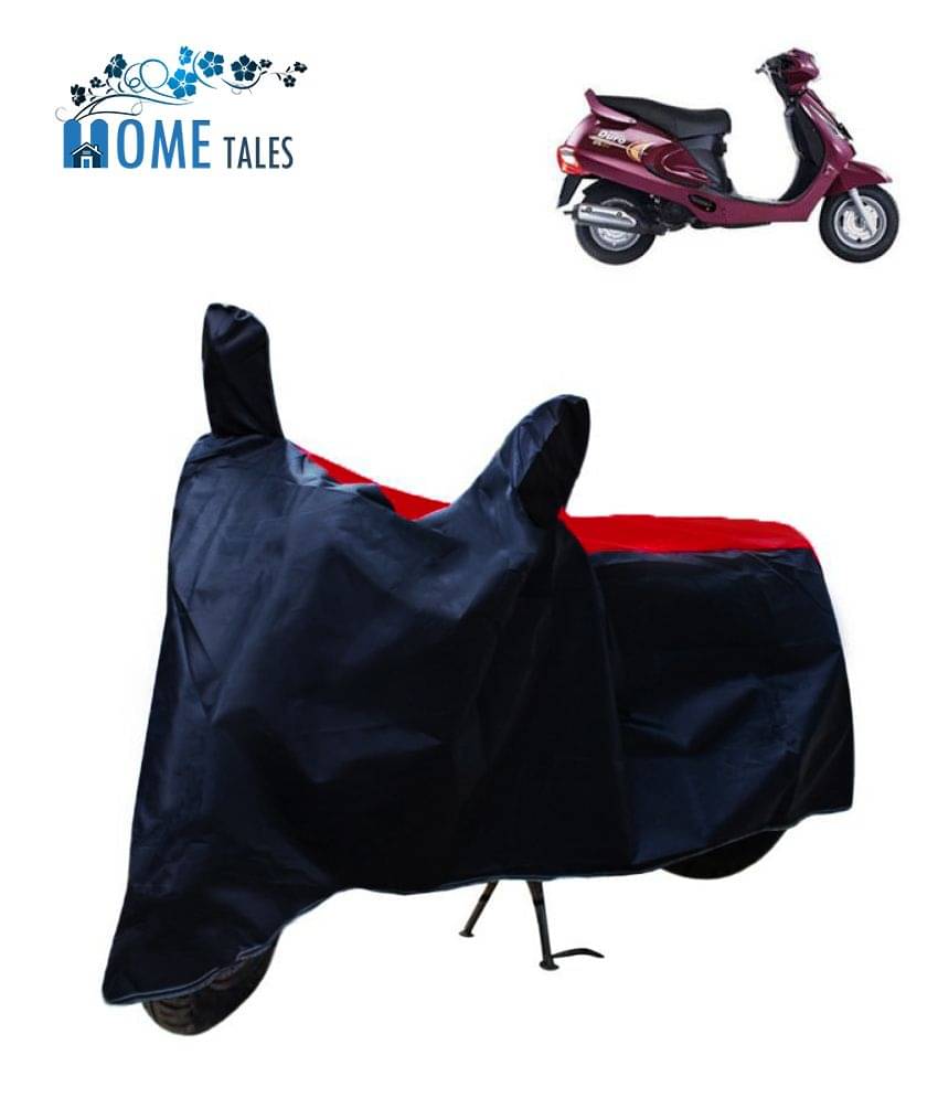     			Mahek Accessories Dustproof Bike Cover For Mahindra Duro DZ with Mirror Pocket - Red & Blue