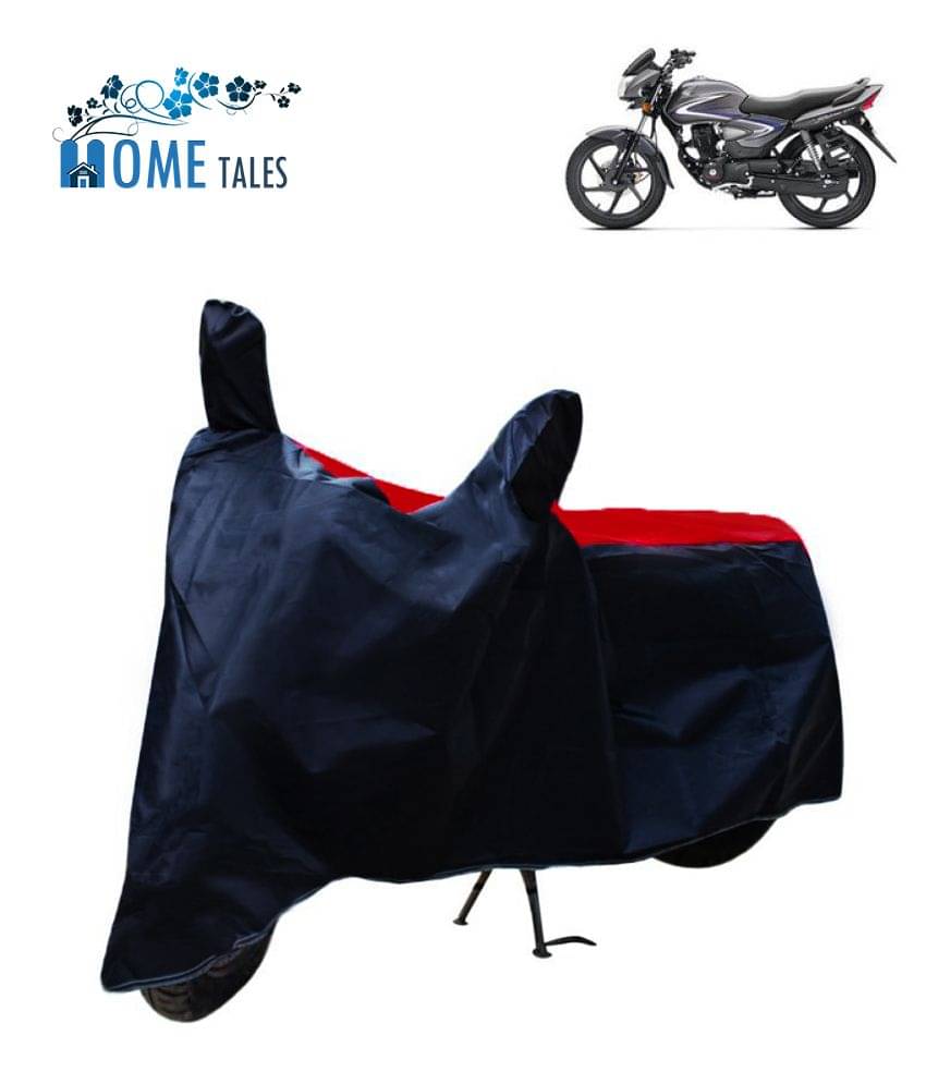 Home Lane Dustproof Bike Cover For Honda CB Shine SP with Mirror Pocket - Red & Blue Home Lane Dustproof Bike Cover For Honda CB Shine SP with Mirror Pocket - Red & Blue