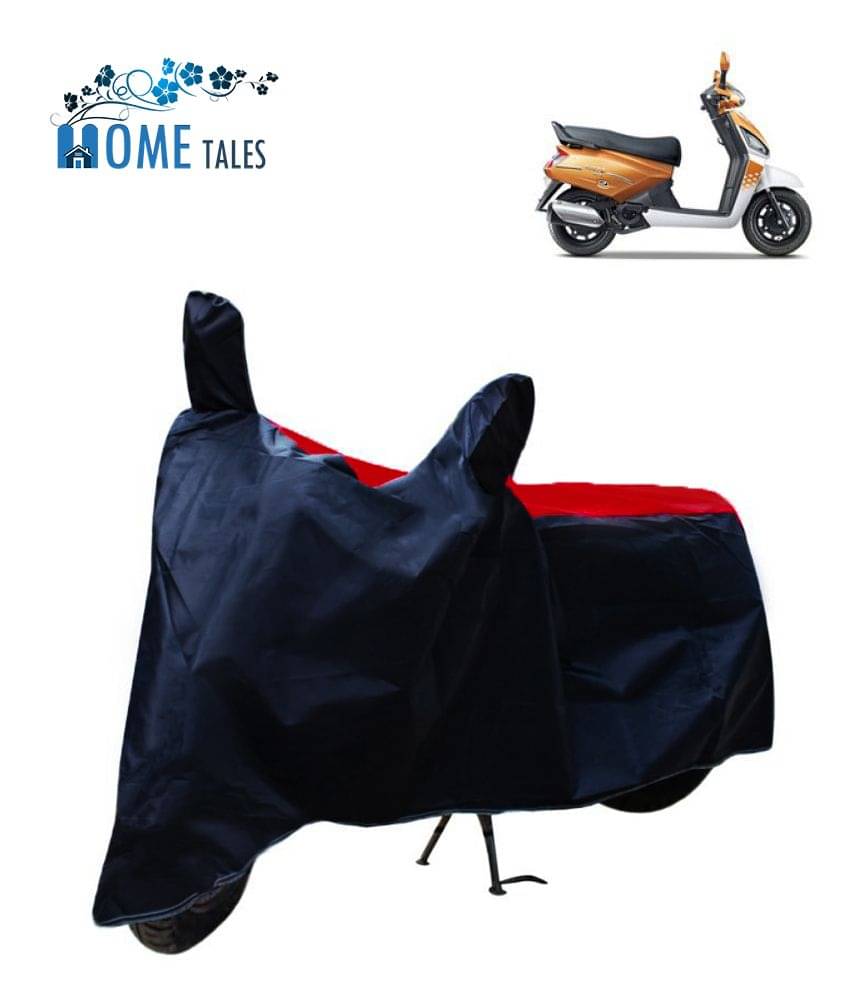 Mahek Accessories Dustproof Bike Cover For Mahindra Gusto with Mirror Pocket - Red & Blue Mahek Accessories Dustproof Bike Cover For Mahindra Gusto with Mirror Pocket - Red & Blue