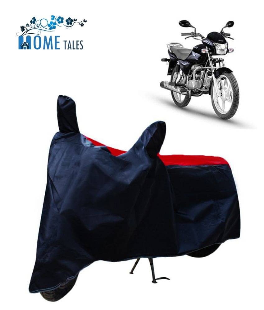     			Mahek Accessories Dustproof Bike Cover For Hero Splendor Pro with Mirror Pocket - Red & Blue