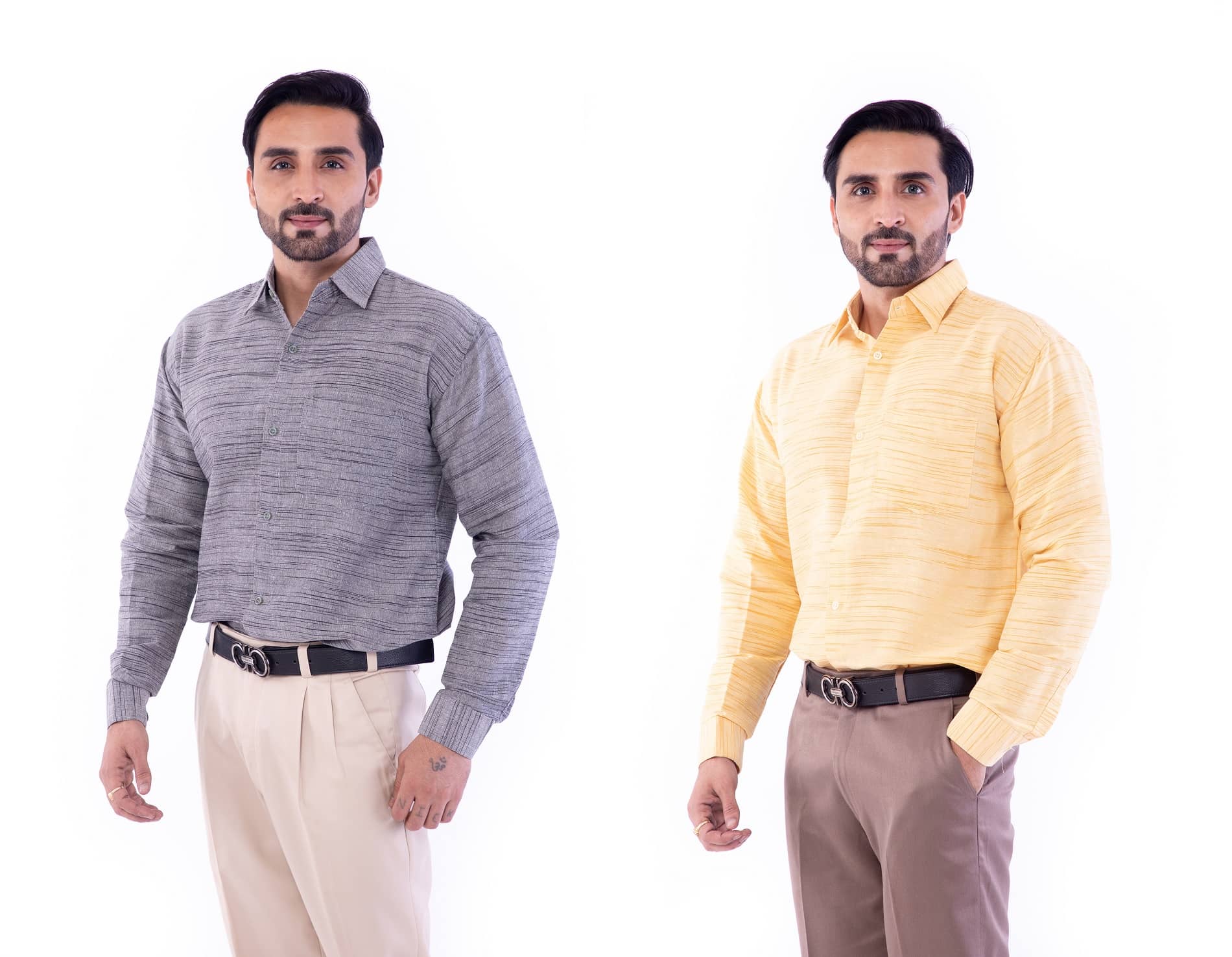 DESHBANDHU DBK - Multicolor Cotton Regular Fit Men's Formal Shirt (Pack of 2)