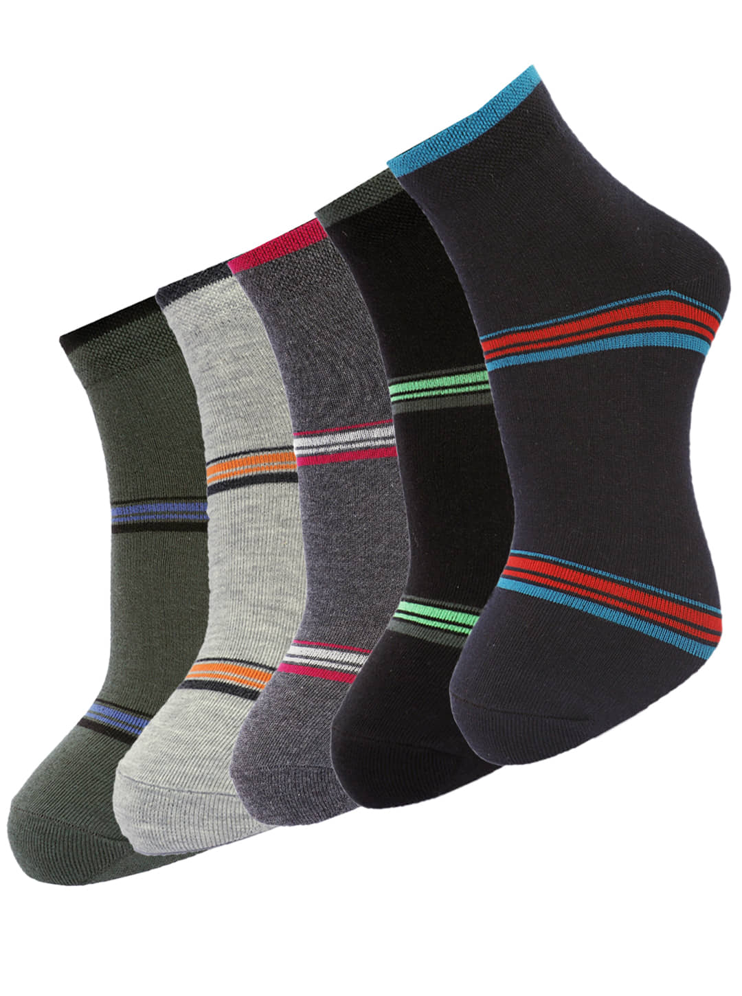 Dollar Cotton Ankle Length Socks Pack of 5 - Socks | Buy online on ZillyBuy