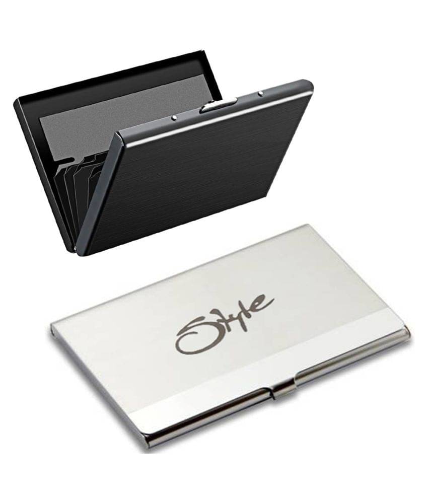     			Style 98 Multi Steel RFID Protected 6 Slot Card Holder For Men & Women