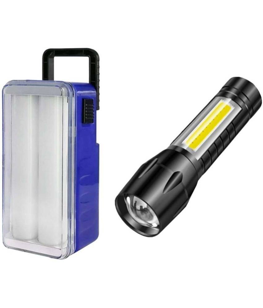 Stylopunk 5W Emergency Light T05 Free Small Torch Red - Pack of 2 Stylopunk 5W Emergency Light T05 Free Small Torch Red - Pack of 2