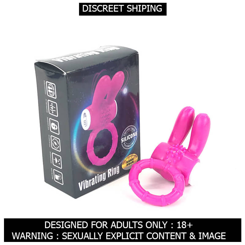 Vibrating  Rabbit Cock Ring For Bigger, Harder & Longer