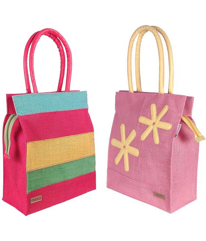 Foonty Jute Lunch Bag - Handbags | Buy online on ZillyBuy