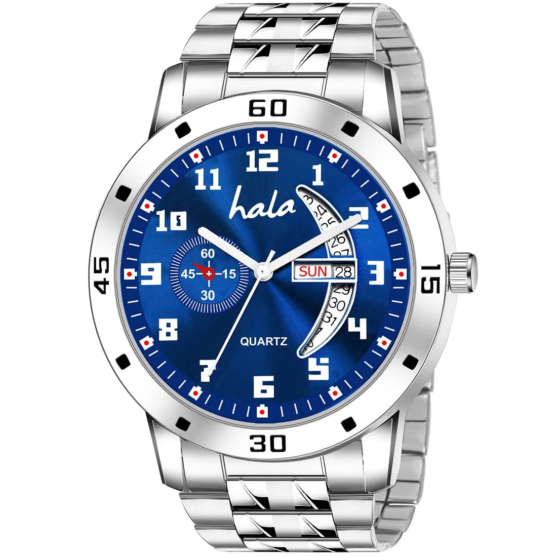 Hala HL-8188 BLUE DIAL Metal Analog Men's Watch
