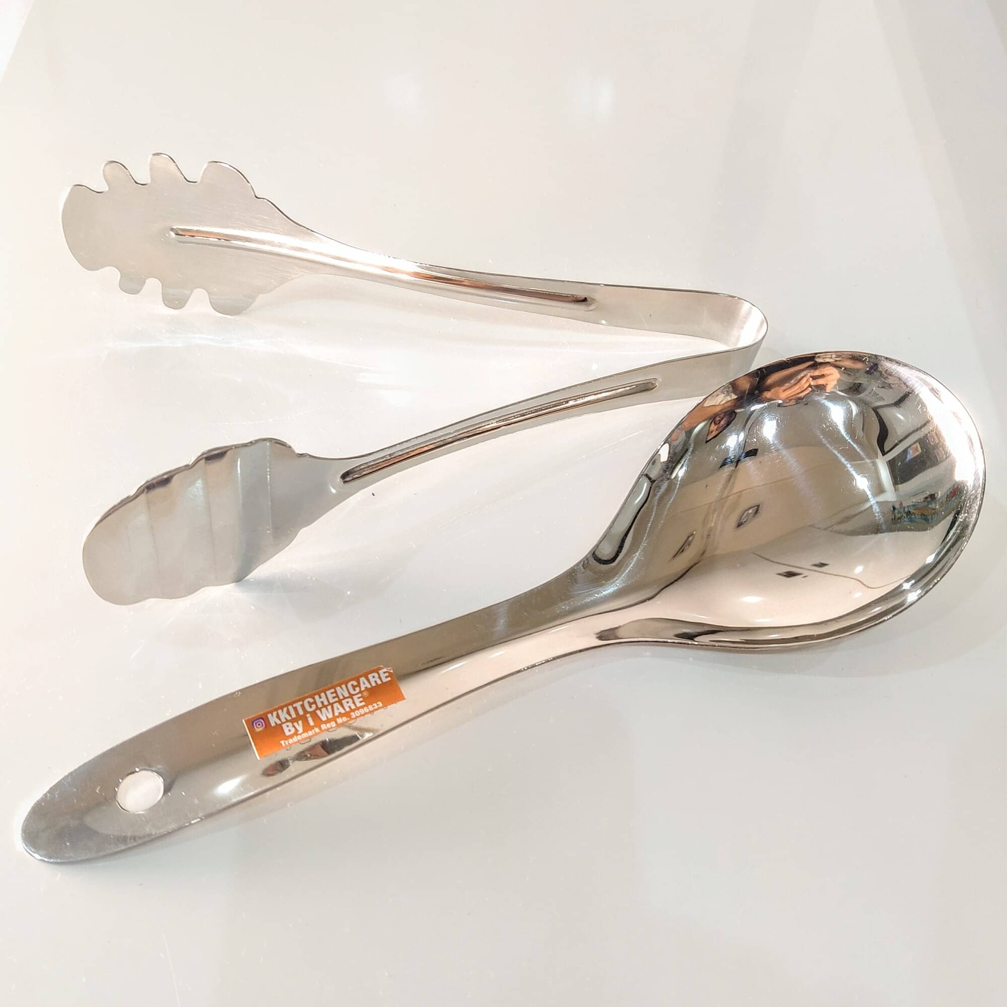     			KkitchenCare Soup Server & Salad Tong Set of 2