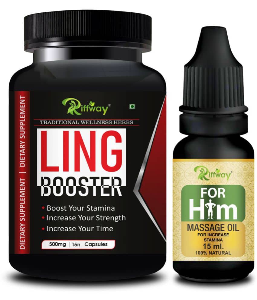 Ling bo-oster Tablet & For Him Oil Increase Male Sex Stamina Sex Confidence