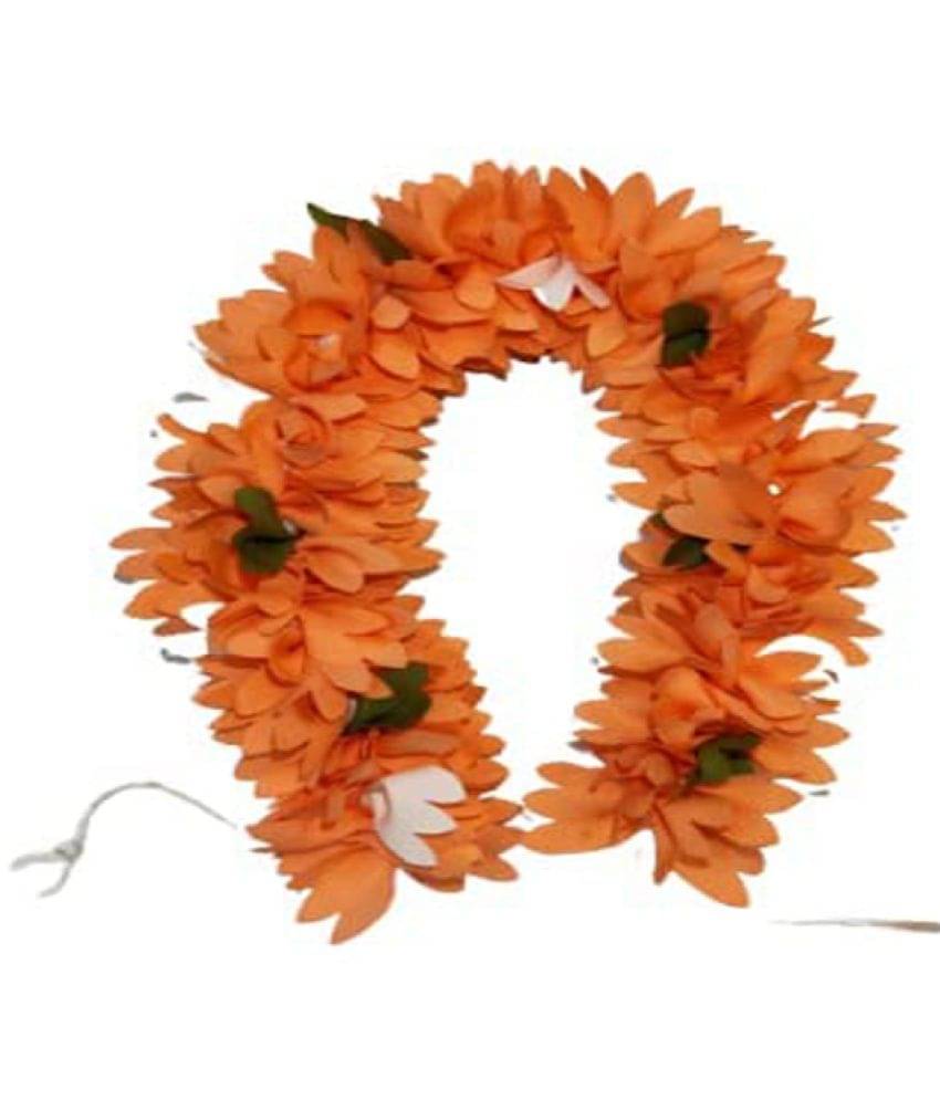 Padmavathi Enterprises Jasmine Orange Artificial Flowers - Pack of 3 Padmavathi Enterprises Jasmine Orange Artificial Flowers - Pack of 3
