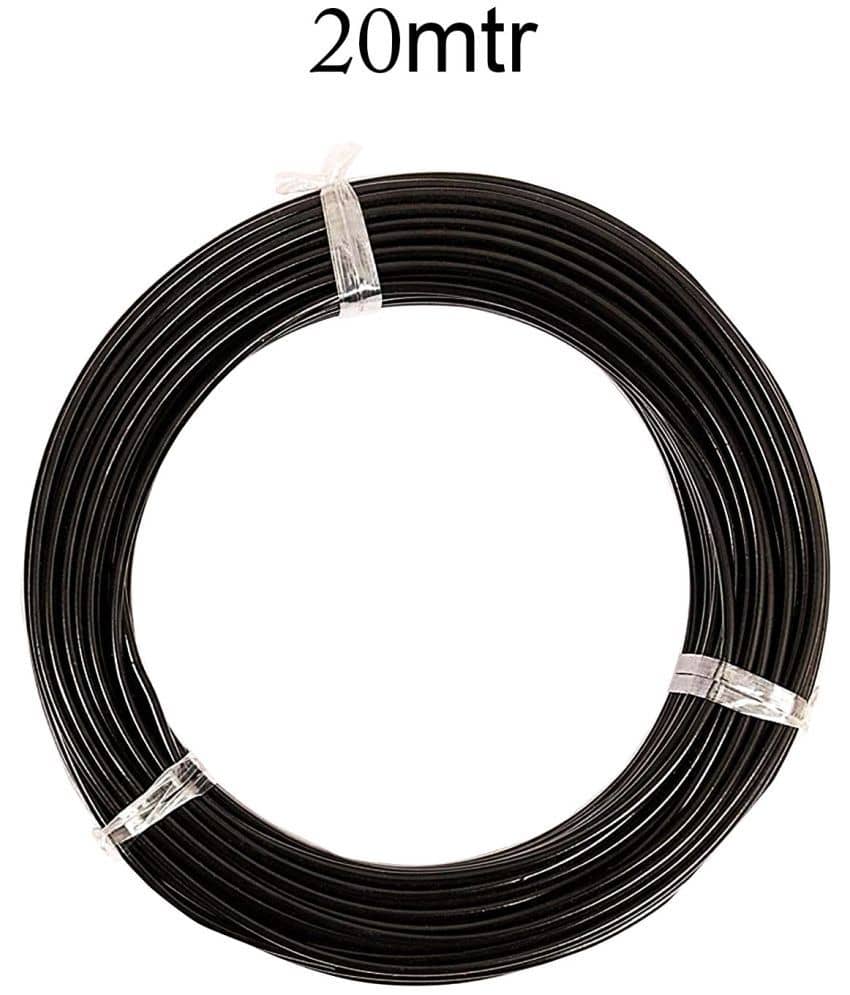 Premium Quality PVC Coated Cloth Drying Black Wire (20mtr)
