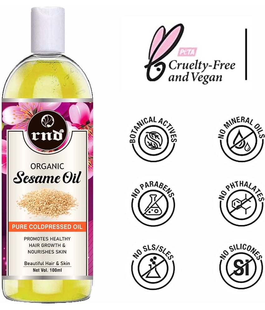 RND Coldpressed Sesame Oil Hair Oil 100 mL Pack of 2