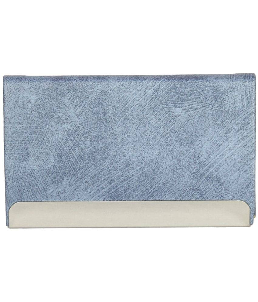     			STYLE SHOES Blue Metal  Men And Women Card Holder,6 Card Holder
