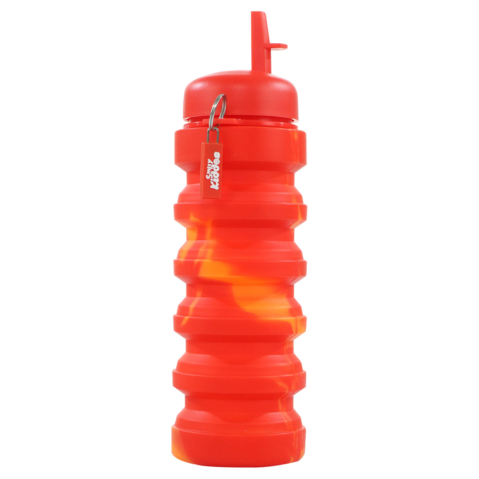     			Smily Kiddos Silicone Expandable Bottle - Red